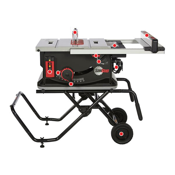 AIH Alaska Industrial Hardware SawStop® JSSMCA Mobile Cart/Fence