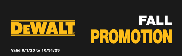 DeWalt Fall Promotion