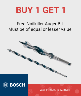 Bosch Buy 1 Get 1 Nailkiller Auger Bit