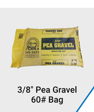 Pea Gravel 60# Bag